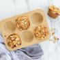 Nordic Ware Nonstick Compact Ovenware Muffin Pan | 6 Cup