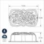 Nordic Ware Wildflower Loaf Pan | Toffee 