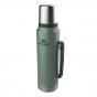 Stanley Vacuum Bottle With Wrap 1.0L Green