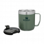 Stanley Classic Camp Vacuum Mug 12oz/.35L | Hammertone Green