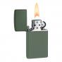 Zippo 1627 Slim Green Matte