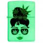 Zippo Cannabis Design Glow In The Dark
