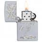 Zippo Money Tree Satin Chrome