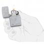 Zippo Money Tree Satin Chrome
