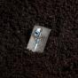 Zippo Sword Skull Design Brushed Chrome