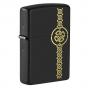 Zippo Celtic Design Laser Engraved Black Matte