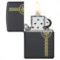 Zippo Celtic Design Laser Engraved Black Matte
