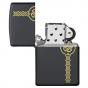 Zippo Celtic Design Laser Engraved Black Matte