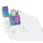 Zippo Cannabis Leaf Design Multi Color