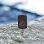 Zippo Mountain Design Brown Pocket Lighter