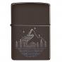 Zippo Mountain Design Brown Pocket Lighter