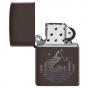 Zippo Mountain Design Brown Pocket Lighter