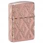 Zippo Geometric Diamond Pattern Armour