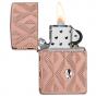 Zippo Geometric Diamond Pattern Armour