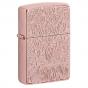 Zippo Deep Carved Design Armour Rose Gold