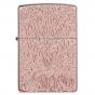Zippo Deep Carved Design Armour Rose Gold