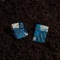 Zippo Armor® Polish Blue Skull Design