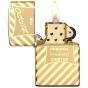 Zippo Stripe High Polish Brass