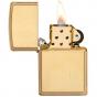 Zippo Woodchuck Birch Brushed Brass