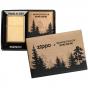 Zippo Woodchuck Birch Brushed Brass