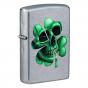 Zippo Skill Clover Street Chrome