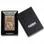 Zippo Norse Emblem Design Black Matte