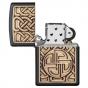 Zippo Norse Emblem Design Black Matte