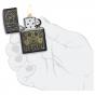 Zippo 218 Skull Gas Mask Design