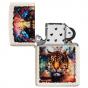 Zippo Tiger Design Mercury Glass Lighter