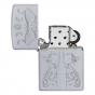 Zippo 205 Butterfly & Wolf Design
