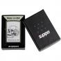Zippo Skull Page Design Green Matte