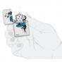 Zippo Santa Cruz Design Lighter White Matte