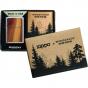 Zippo Chrome Cedar Emblem