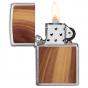 Zippo Chrome Cedar Emblem