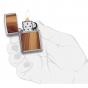 Zippo Chrome Cedar Emblem