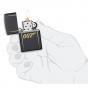 Zippo James Bond Design Black Matt