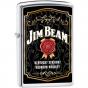 Zippo Jim Beam Design Black Matte