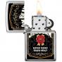Zippo Jim Beam Design Black Matte