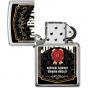 Zippo Jim Beam Design Black Matte