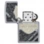 Zippo Harley Davidson Design Street Chrome