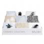 Splosh Tranquil Palm Forest Ceramic Coaster