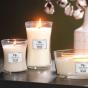 Splosh WoodWick White Teak Medium Scented Candle