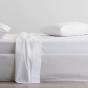 Sheridan Organic Cotton 300tc Percale Snow King Sheet Set 50cm