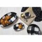 Academy Collins Serving Bowl Black/Ivory 26x26x9cm