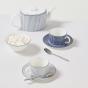 Wedgwood Gio Pinstripe Blue Teacup & Saucer