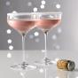 Wedgwood Vera Wang Sequin Crystal Champagne Saucer Pair