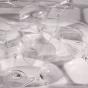 Wedgwood Vera Wang Sequin Crystal Champagne Saucer Pair