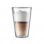 Bodum Canteen Double Wall Glass Large 400ml | Set of 6