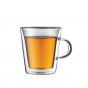 Bodum Canteen Double Wall Cup with Handle Medium 200ml | Set of 2