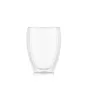 Bodum Pavina Double Wall Glass Medium with Ribs 320ml | Set of 2